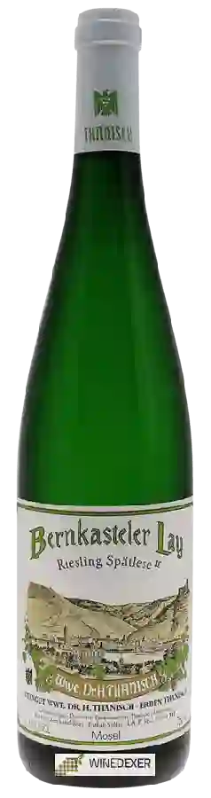 Winery Wwe. Dr. H. Thanisch - Erben Thanisch - Bernkasteler Lay Spatlese Riesling Winery Wwe. Dr. H. Thanisch - Erben Thanisch - Bernkasteler Lay Spatlese Riesling