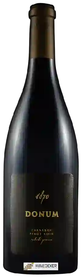 Winery Donum - 1870 Carneros Estate Pinot Noir Winery Donum - 1870 Carneros Estate Pinot Noir