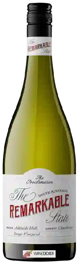 Winery The Remarkable State - The Proclamation Chardonnay