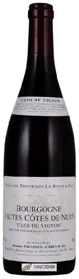 Winery Thevenot-Le Brun - Bourgogne Hautes Côtes de Nuits 'Clos du Vignon'