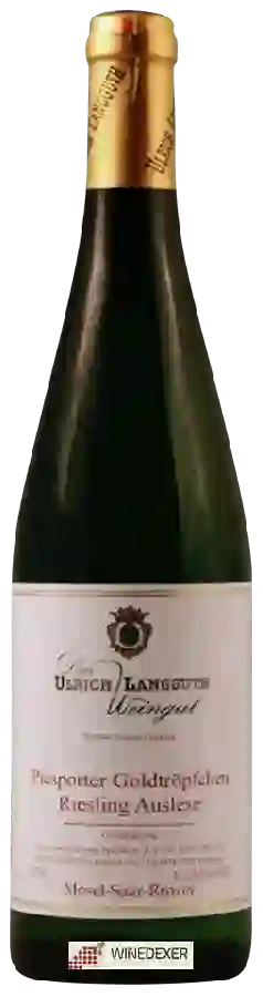 Weingut Ulrich Langguth - Piesporter Goldtröpfchen Riesling Auslese Weingut Ulrich Langguth - Piesporter Goldtröpfchen Riesling Auslese