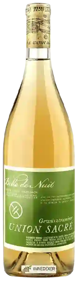 Winery Union Sacré - Belle de Nuit Gewürztraminer Winery Union Sacré - Belle de Nuit Gewürztraminer