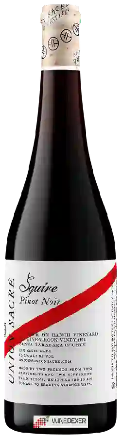 Winery Union Sacré - Squire Pinot Noir