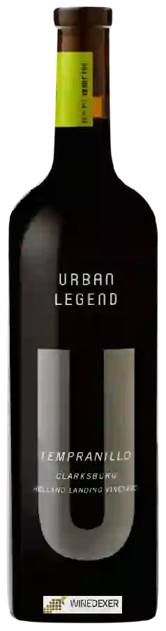 Winery Urban Legend - Holland Landing Vineyard Tempranillo Winery Urban Legend - Holland Landing Vineyard Tempranillo
