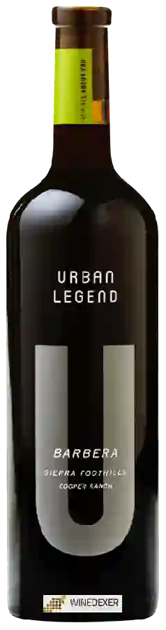 Winery Urban Legend - Cooper Ranch Barbera Winery Urban Legend - Cooper Ranch Barbera