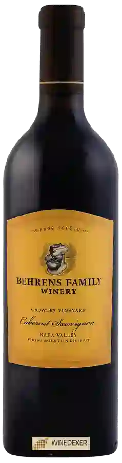 Behrens Family Winery - Crowley Vineyard Cabernet Sauvignon Behrens Family Winery - Crowley Vineyard Cabernet Sauvignon