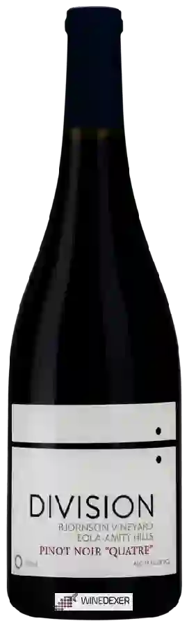 Winery Division - Bjornson Vineyard Pinot Noir 'Quatre'