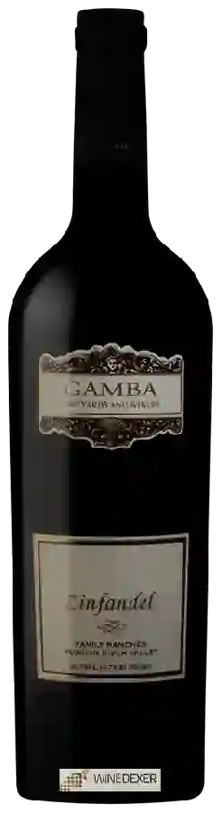 Gamba Vineyards and Winery - Family Ranches Zinfandel Gamba Vineyards and Winery - Family Ranches Zinfandel