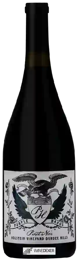 Winery Purple Hands - Holstein Vineyard Pinot Noir Winery Purple Hands - Holstein Vineyard Pinot Noir