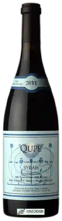 Winery Qupé - Syrah Bien Nacido Vineyard X Block Winery Qupé - Syrah Bien Nacido Vineyard X Block