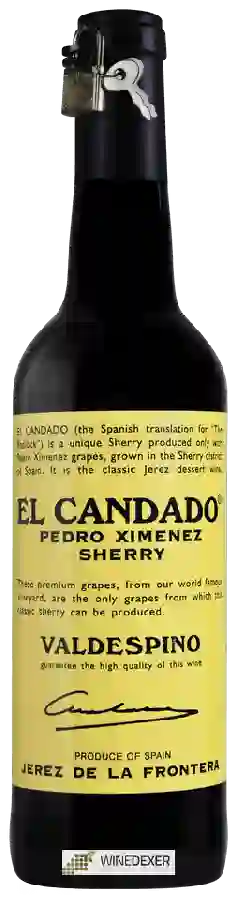 Winery Valdespino - El Candado Pedro Ximénez Sherry Winery Valdespino - El Candado Pedro Ximénez Sherry