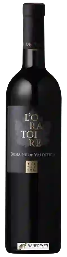 Domaine de Valdition - L'Oratoire Rouge Domaine de Valdition - L'Oratoire Rouge