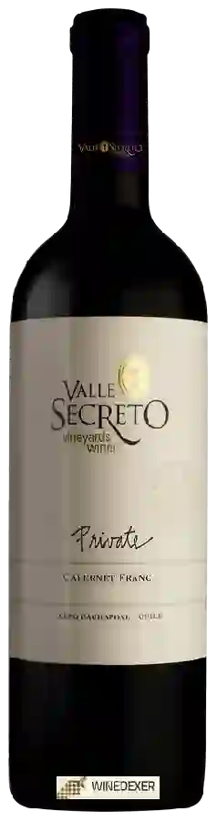 Valle Secreto Vineyards Winery - Private Cabernet Franc