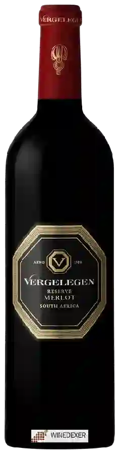 Winery Vergelegen - Reserve Merlot Winery Vergelegen - Reserve Merlot