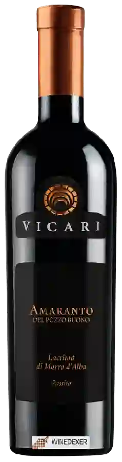 Winery Vicari - Amaranto del Pozzo Buono Lacrima di Morro d'Alba Passito Winery Vicari - Amaranto del Pozzo Buono Lacrima di Morro d'Alba Passito