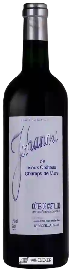 Vieux Château Champs de Mars - Johanna Côtes de Castillon Vieux Château Champs de Mars - Johanna Côtes de Castillon