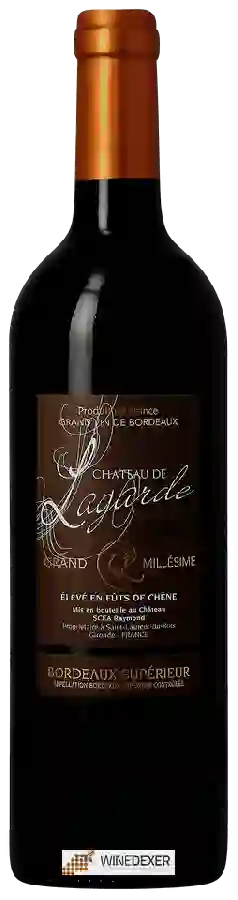Vignobles Raymond - Chateau de Lagarde Grand Millésimé Bordeaux Supérieur