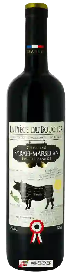 Vignobles Vellas - La Piece du Boucher Cuvée Prestige Syrah - Marselan Vignobles Vellas - La Piece du Boucher Cuvée Prestige Syrah - Marselan