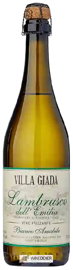 Winery Villa Giada - Lambrusco dell'Emilia Frizzante Bianco Amabile