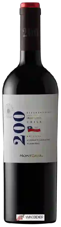 Winery MontGras - Bicentennial 200 Reserva Cabernet Sauvignon - Carmenère