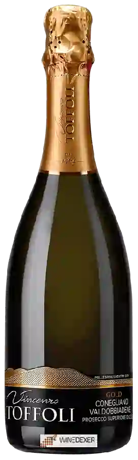 Winery Vincenzo Toffoli - Gold Conegliano Valdobbiadene Prosecco Superiore Millesimato Extra Dry Winery Vincenzo Toffoli - Gold Conegliano Valdobbiadene Prosecco Superiore Millesimato Extra Dry