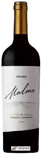 Winery Malma - NQN - Malbec Reserva de Familia