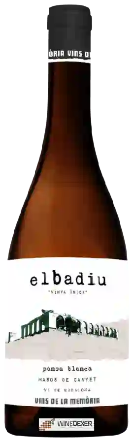 Winery Vins de la Memòria - El Badiu Pansa Blanca