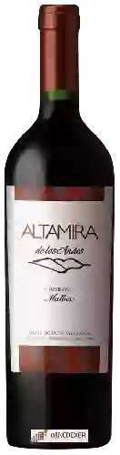 Winery Vistaflores Estate - Altamira de los Andes Reserve Malbec