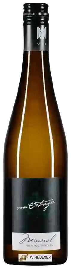 Winery Von Oetinger - Mineral Riesling Winery Von Oetinger - Mineral Riesling