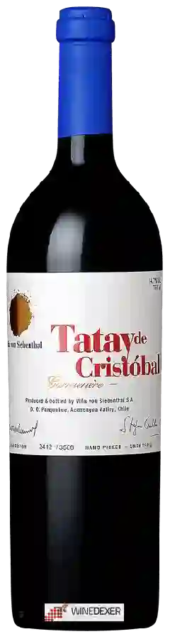 Winery Von Siebenthal - Tatay de Cristobal Carmenère Winery Von Siebenthal - Tatay de Cristobal Carmenère