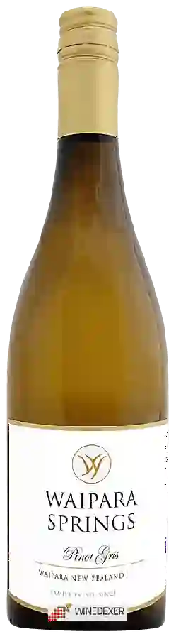 Winery Waipara Springs - Pinot Gris Winery Waipara Springs - Pinot Gris
