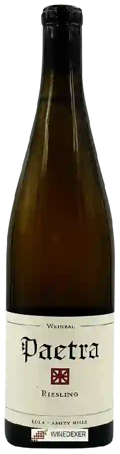 Winery Weinbau Paetra - Riesling