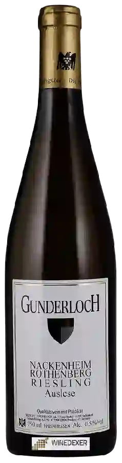 Weingut Gunderloch - Nackenheim Rothenberg Riesling Auslese Weingut Gunderloch - Nackenheim Rothenberg Riesling Auslese