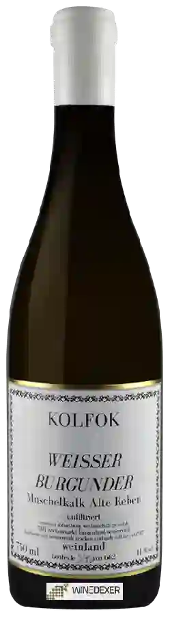 Winery Weingut Kolfok - Weisser Burgunder Muschelkalk Alte Reben
