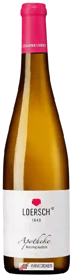 Winery Weingut Loersch - Apotheke Riesling Auslese Winery Weingut Loersch - Apotheke Riesling Auslese