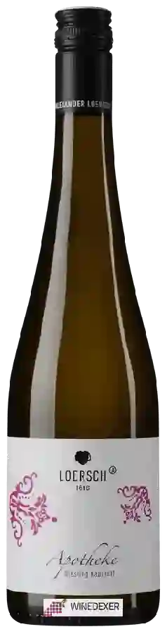 Weingut Loersch - Apotheke Riesling Kabinett Weingut Loersch - Apotheke Riesling Kabinett