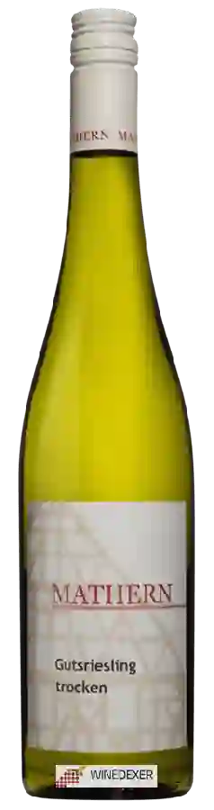 Weingut Mathern - Gutsriesling Trocken Weingut Mathern - Gutsriesling Trocken