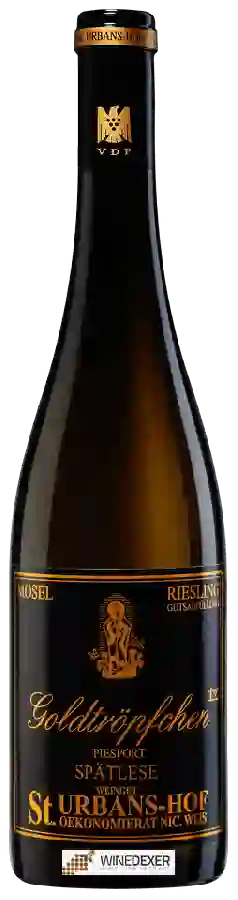 Winery St. Urbans-Hof - Goldtröpfchen Piesport Riesling Spätlese Winery St. Urbans-Hof - Goldtröpfchen Piesport Riesling Spätlese