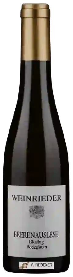 Winery Weinrieder - Bockgärten Beerenauslese Riesling Winery Weinrieder - Bockgärten Beerenauslese Riesling