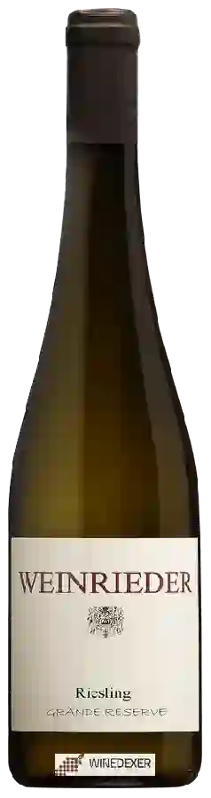 Winery Weinrieder - Grande Reserve Riesling Winery Weinrieder - Grande Reserve Riesling