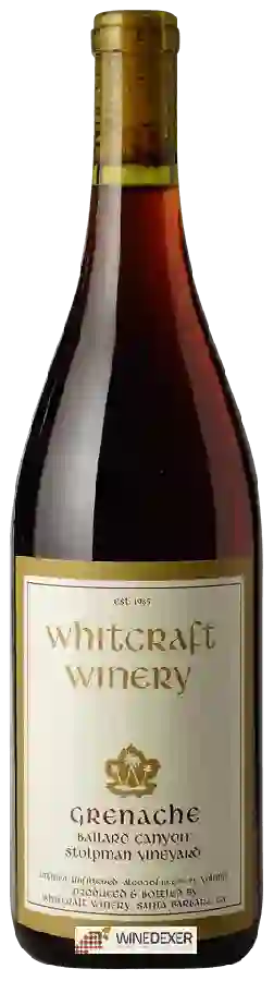 Winery Whitcraft - Ballard Canyon Stolpman Vineyard Grenache Winery Whitcraft - Ballard Canyon Stolpman Vineyard Grenache