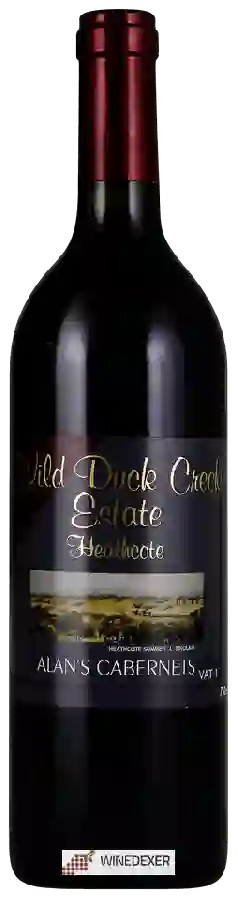 Winery Wild Duck Creek Estate - Alan's Cabernet