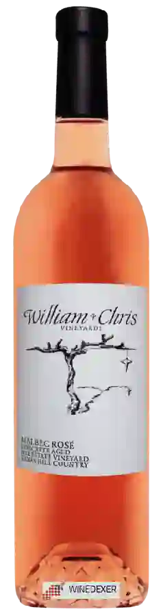 Winery William Chris Vineyards - Hye Estate Vineyard Concrete Aged Malbec Rosé