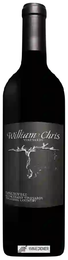 Winery William Chris Vineyards - Klenk Family Vineyards Klenk Sangiovese Winery William Chris Vineyards - Klenk Family Vineyards Klenk Sangiovese
