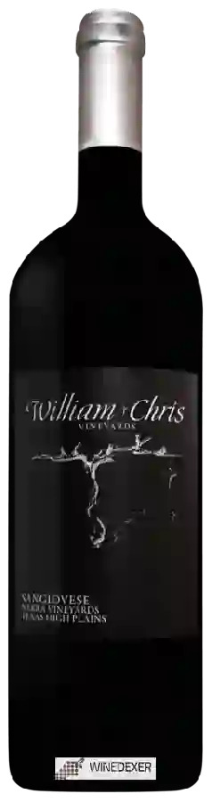Winery William Chris Vineyards - Narra Vineyards Sangiovese Winery William Chris Vineyards - Narra Vineyards Sangiovese