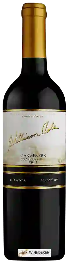 Winery William Cole - Mirador Selection Carmenère