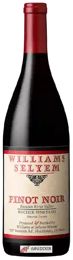Winery Williams Selyem - Bucher Vineyard Pinot Noir Winery Williams Selyem - Bucher Vineyard Pinot Noir
