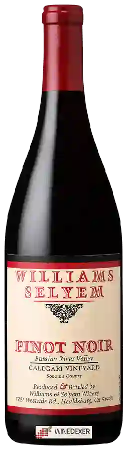 Winery Williams Selyem - Calegari Vineyard Pinot Noir