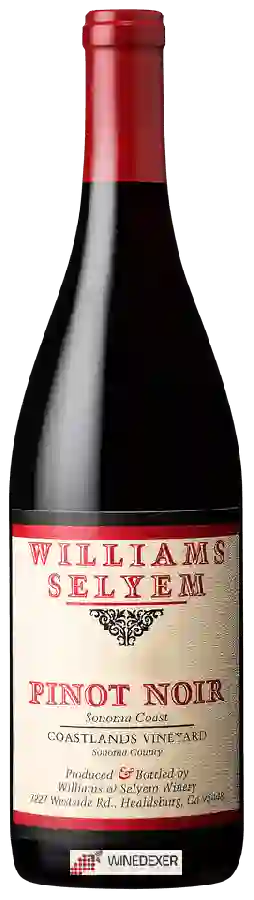 Winery Williams Selyem - Coastlands Vineyard Pinot Noir Winery Williams Selyem - Coastlands Vineyard Pinot Noir