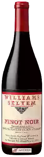 Winery Williams Selyem - Lewis MacGregor Estate Vineyard Pinot Noir